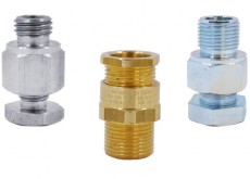 Резьбовые и фланцевые зажимы для крепления датчиков UG-1, UG-3, UG-8, UZ-11, UZ-21, UZK-1